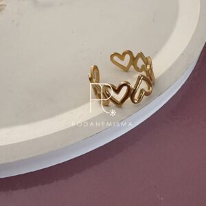 Δακτυλίδι καρδιές